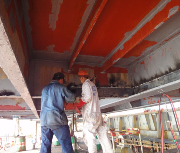 Hatch cover fireman repair