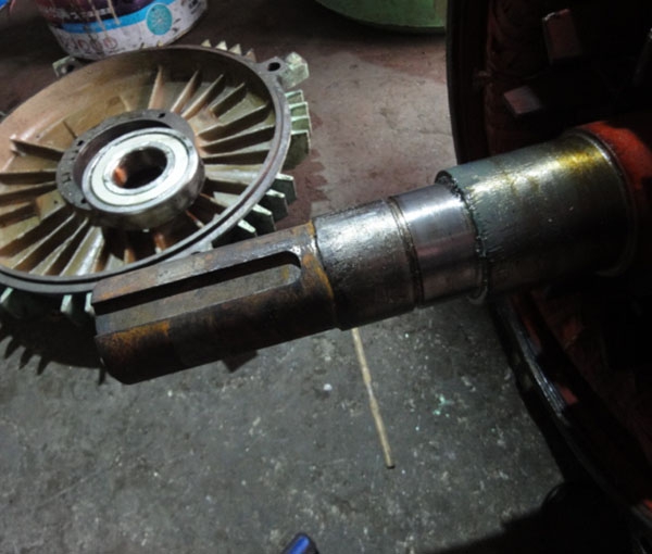 Motor repair and impeller balancing repair